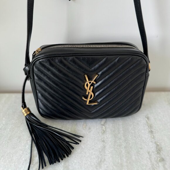 Yves Saint Laurent Handbags - LIMITED EDITION Saint Laurent: YSL Lou Medium Bag WITH TASSEL